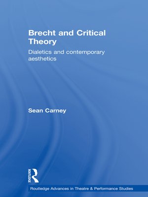 cover image of Brecht and Critical Theory